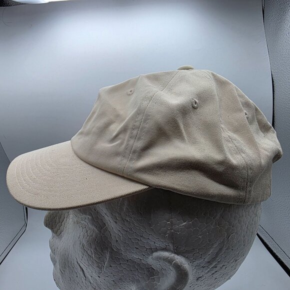 Volcom One Size Beige Adjustable Cotton Logo Baseball Cap O/S Casual Lightweight - Picture 2 of 9